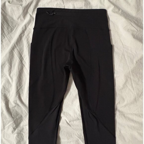Lululemon Pace Rival Crop 22" Mid-Rise Black Luxtreme Running Leggings Size 2 - Picture 10 of 11